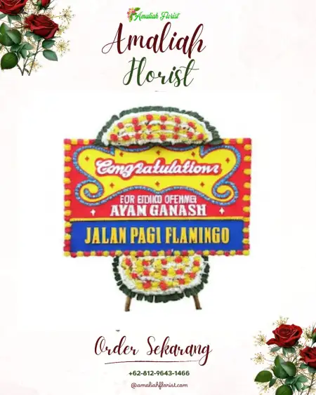 Sewa Papan Bunga Sindutan